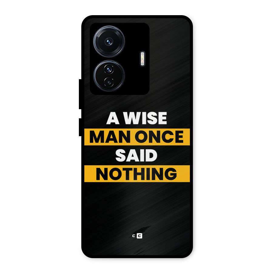 Wise Man Metal Back Case for Vivo T1 Pro