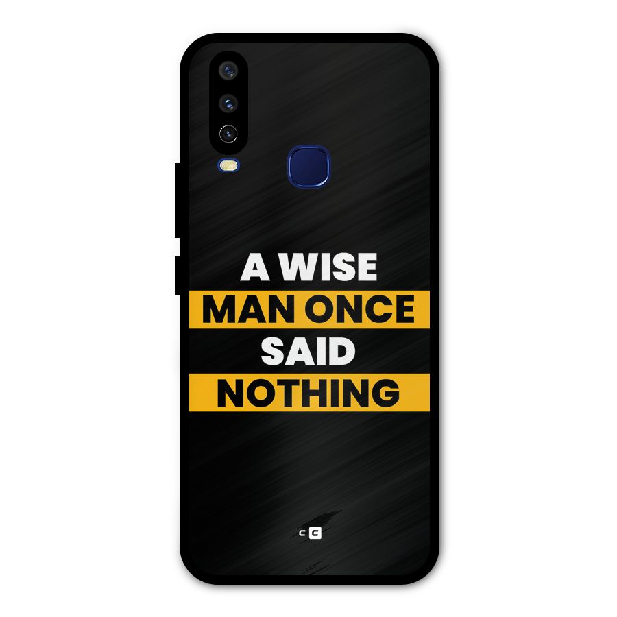 Wise Man Metal Back Case for Vivo V17