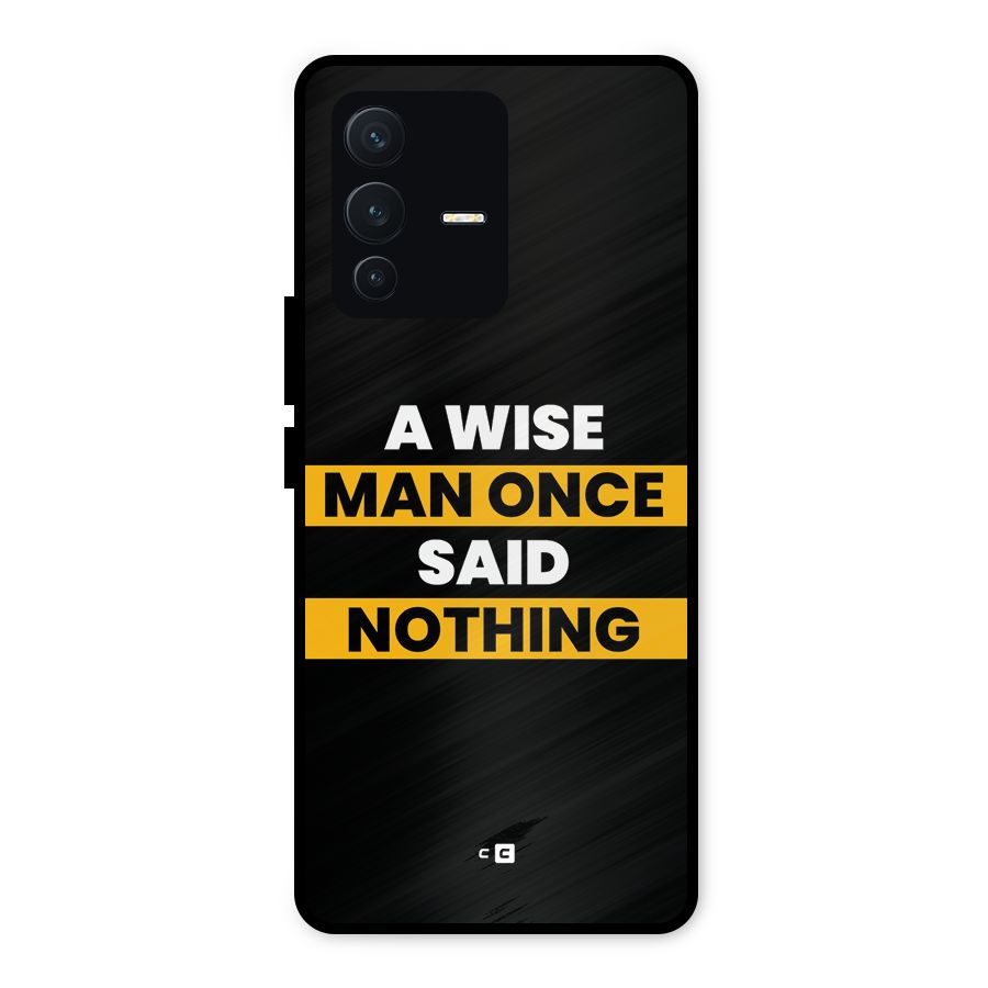 Wise Man Metal Back Case for Vivo V23 5G