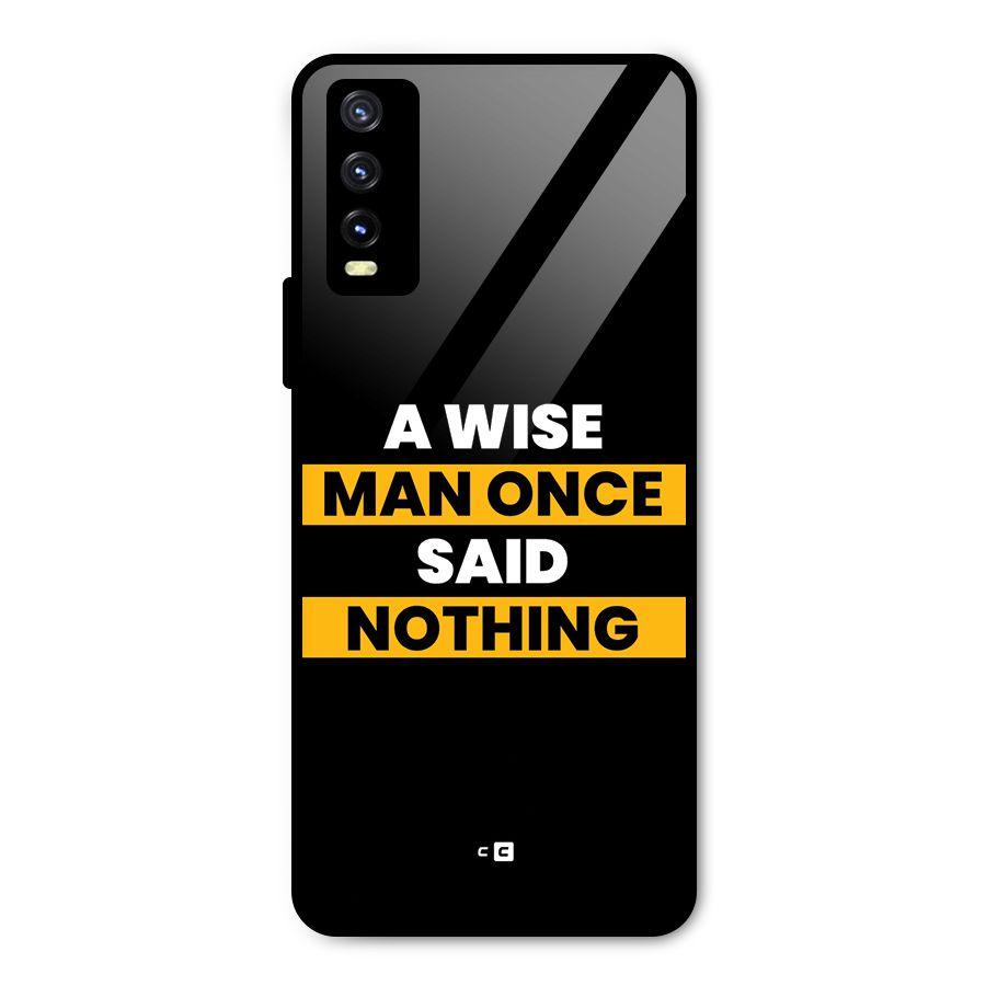 Wise Man Metal Back Case for Vivo Y20