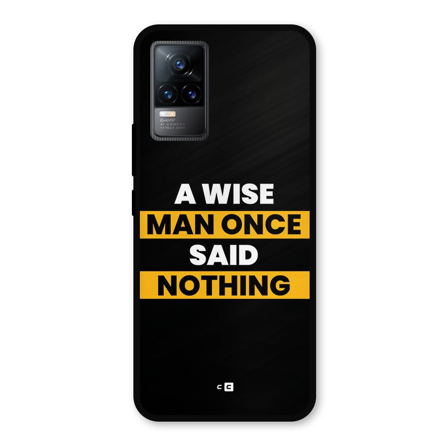 Wise Man Metal Back Case for Vivo Y73