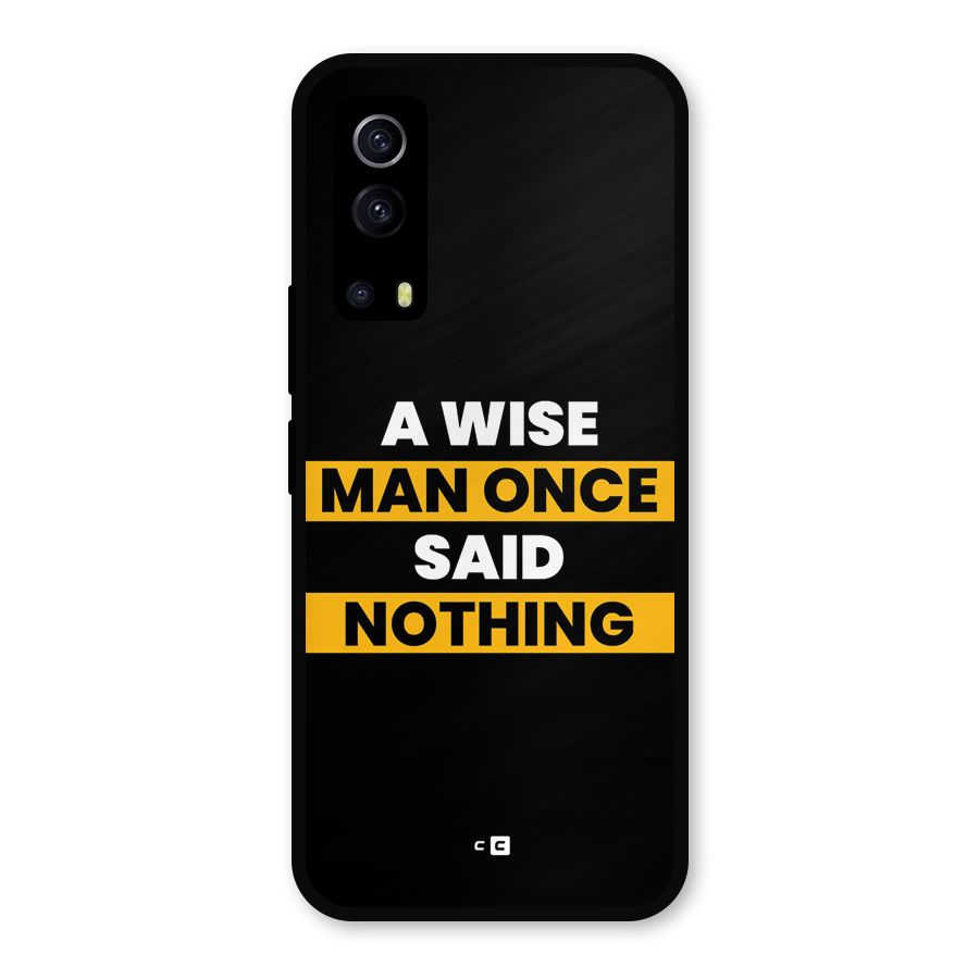 Wise Man Metal Back Case for iQOO Z3