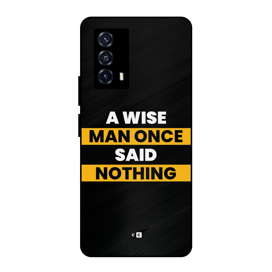 Wise Man Metal Back Case for iQOO Z5