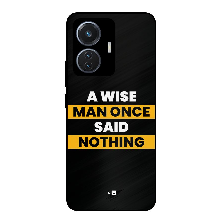 Wise Man Metal Back Case for iQOO Z6 44W