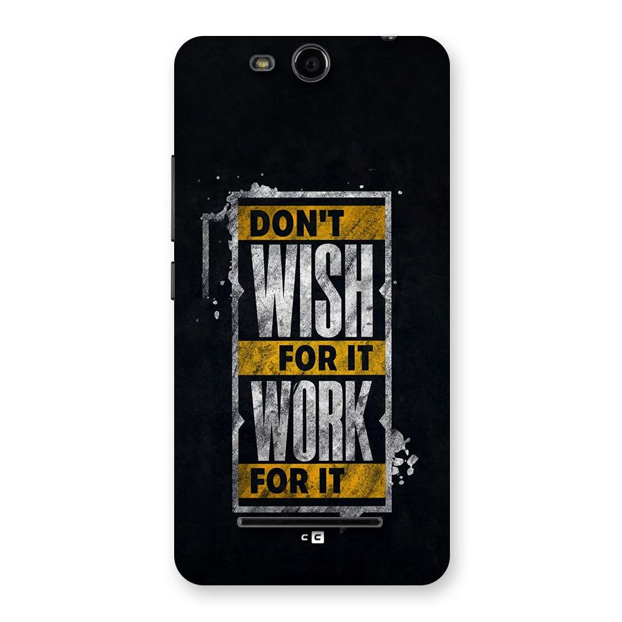 Wish Work Back Case for Canvas Juice 3 Q392