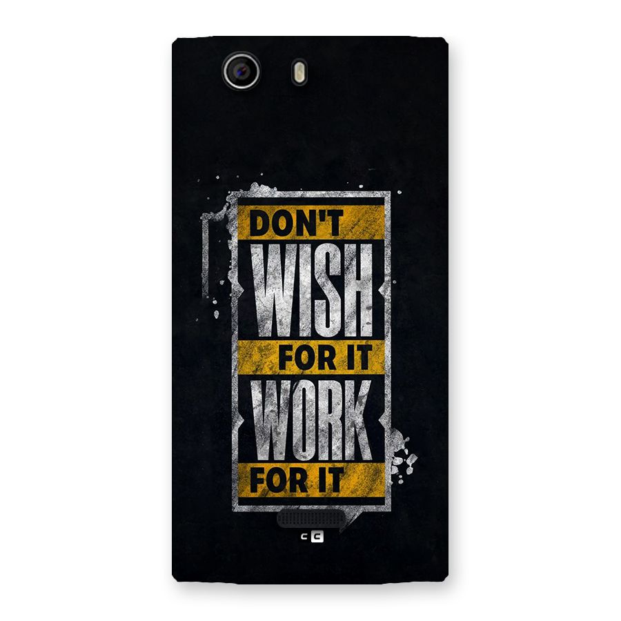 Wish Work Back Case for Canvas Nitro 2 E311