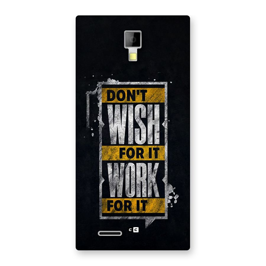 Wish Work Back Case for Canvas Xpress A99