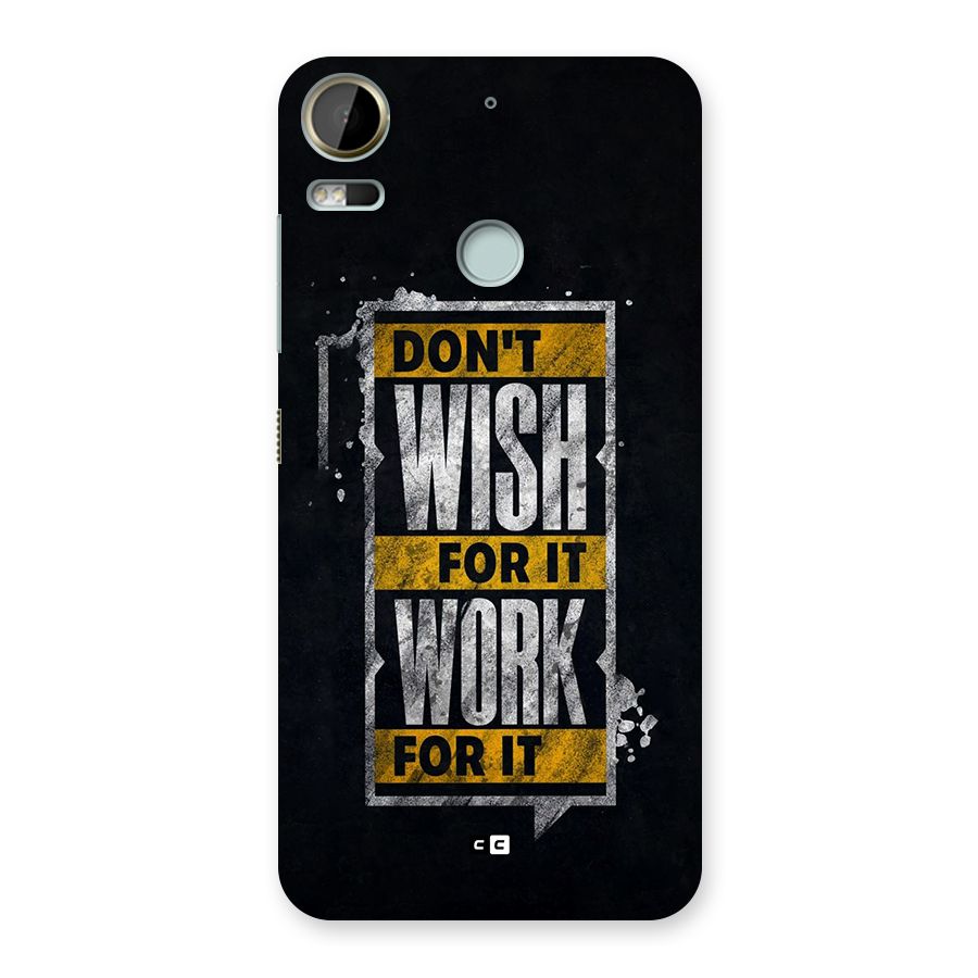 Wish Work Back Case for Desire 10 Pro