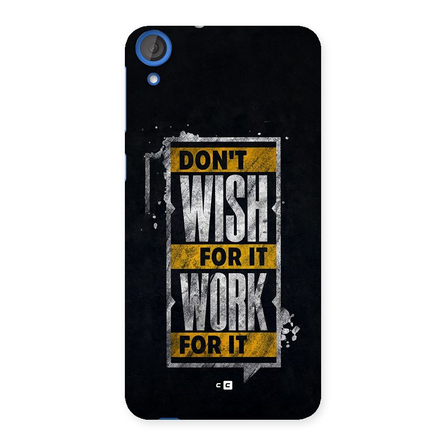 Wish Work Back Case for Desire 820