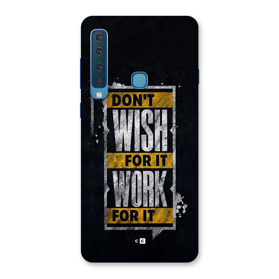 Wish Work Back Case for Galaxy A9 (2018)
