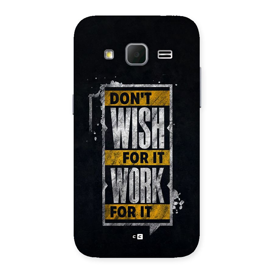 Wish Work Back Case for Galaxy Core Prime