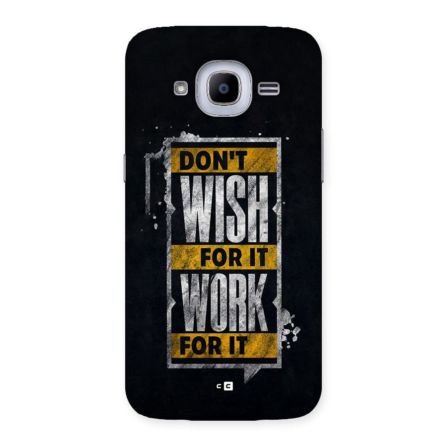 Wish Work Back Case for Galaxy J2 Pro