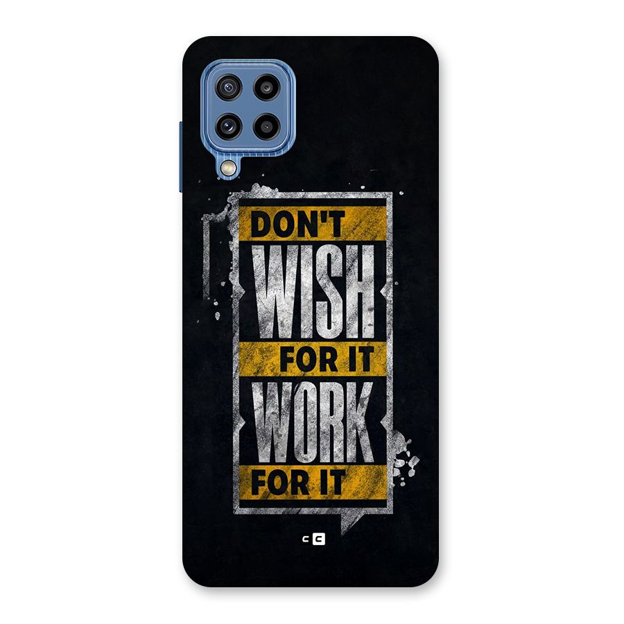 Wish Work Back Case for Galaxy M32