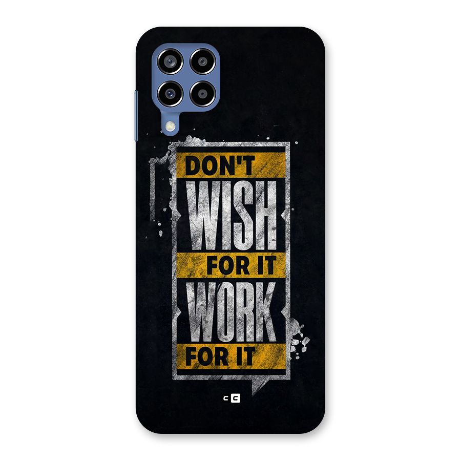 Wish Work Back Case for Galaxy M53 5G