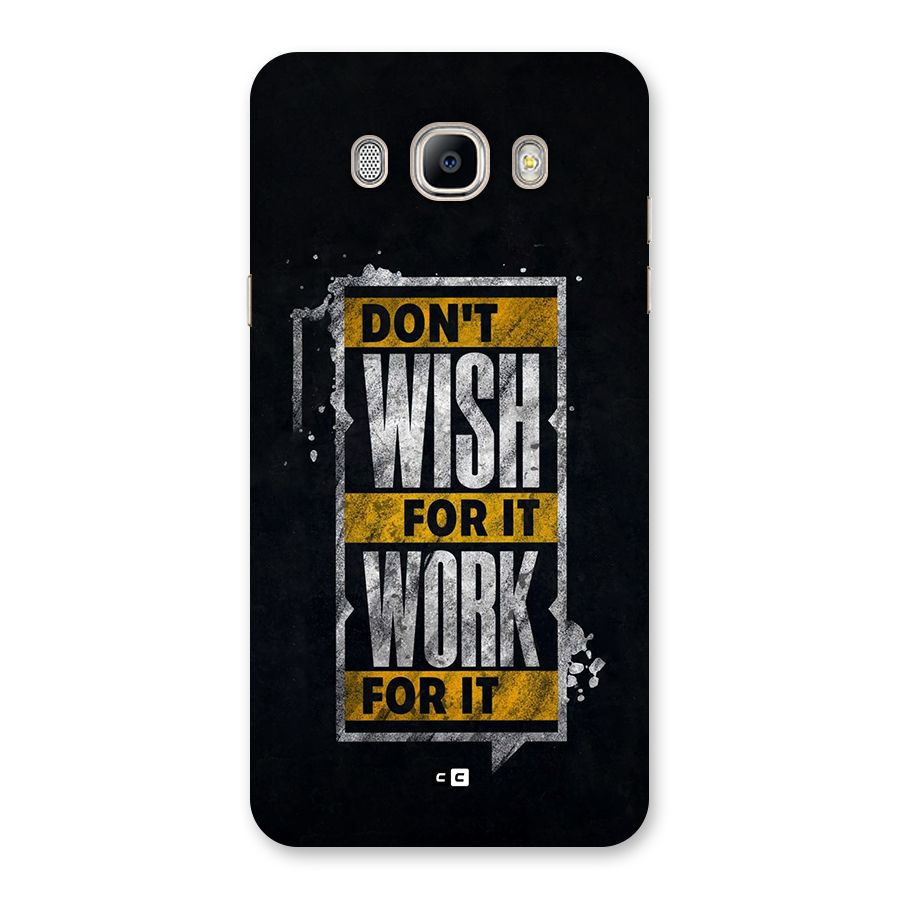 Wish Work Back Case for Galaxy On8