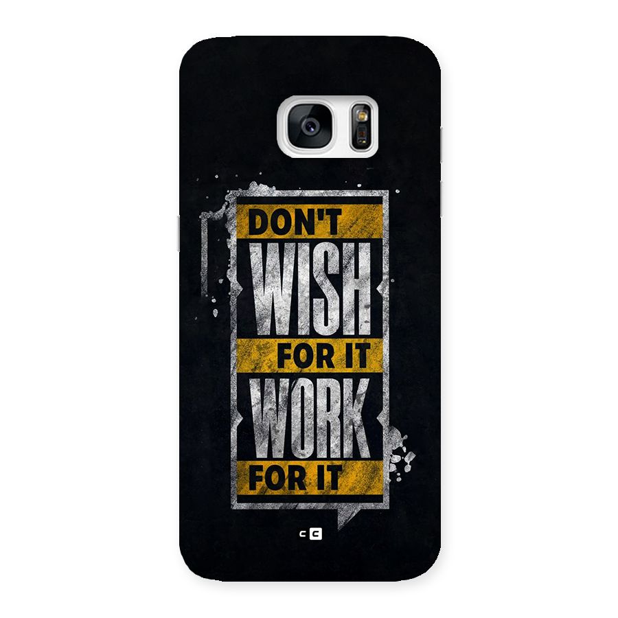 Wish Work Back Case for Galaxy S7 Edge