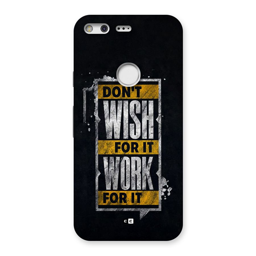 Wish Work Back Case for Google Pixel