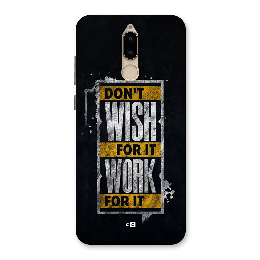 Wish Work Back Case for Honor 9i