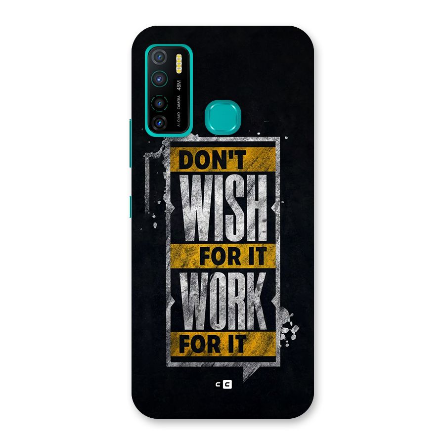 Wish Work Back Case for Infinix Hot 9 Pro