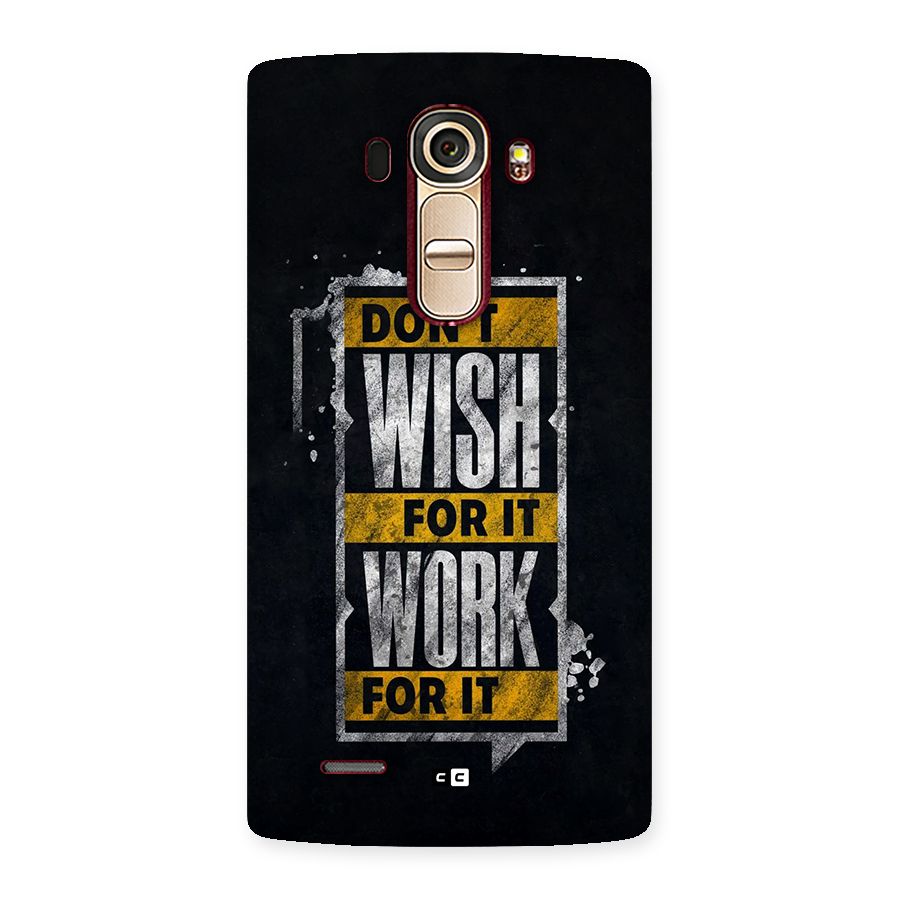 Wish Work Back Case for LG G4