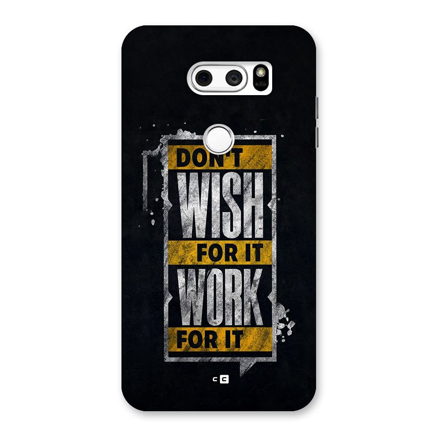 Wish Work Back Case for LG V30