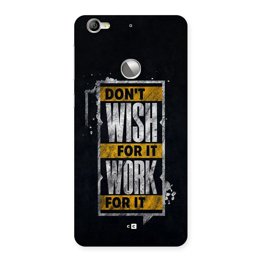 Wish Work Back Case for Le 1S