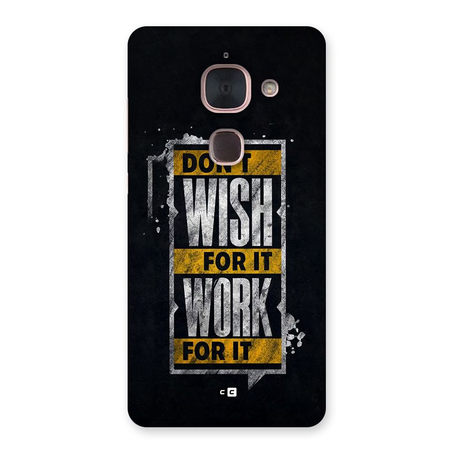 Wish Work Back Case for Le Max 2