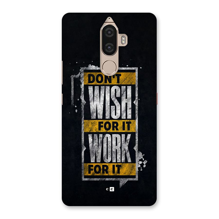 Wish Work Back Case for Lenovo K8 Note