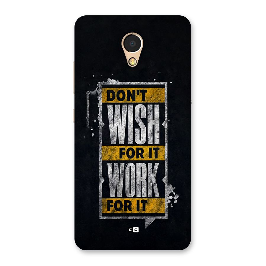 Wish Work Back Case for Lenovo P2