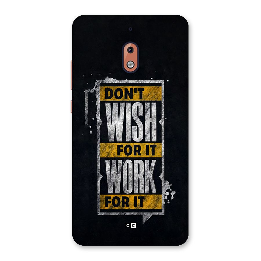 Wish Work Back Case for Nokia 2.1