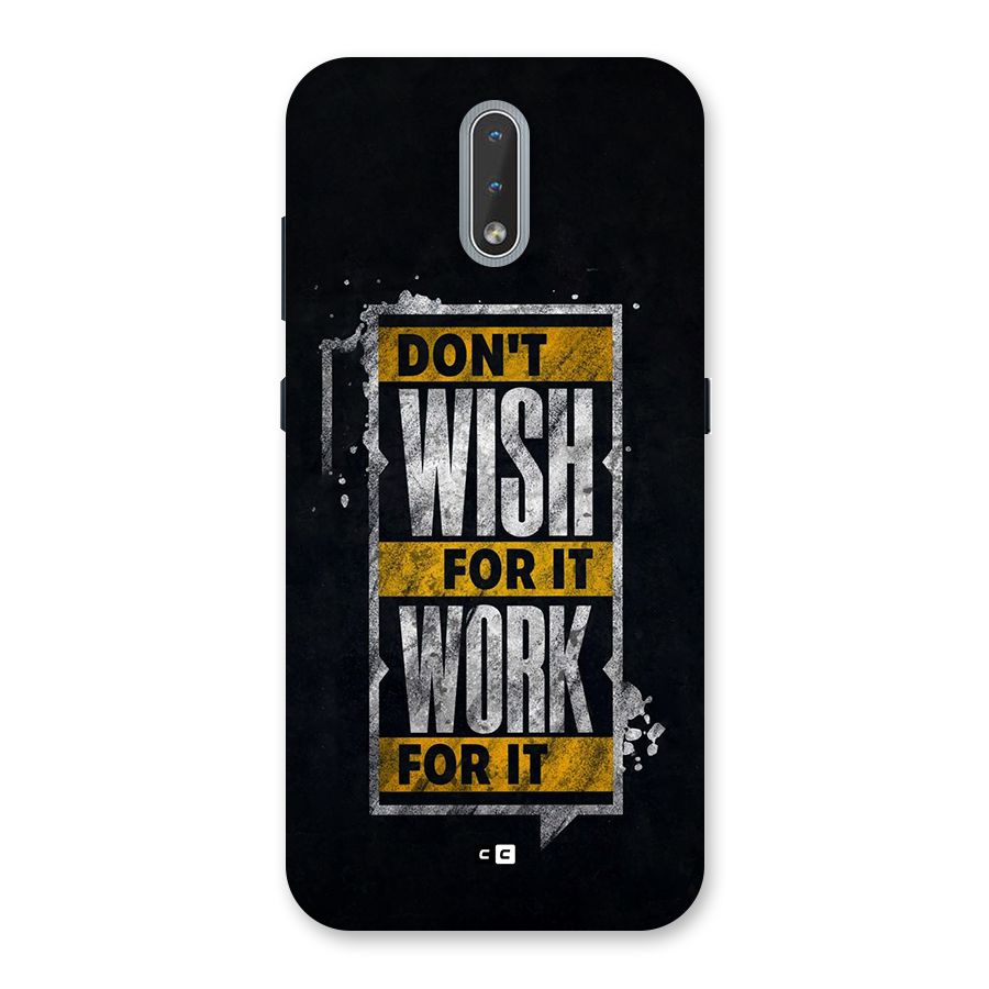 Wish Work Back Case for Nokia 2.3