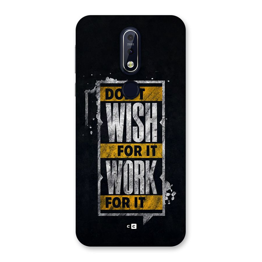 Wish Work Back Case for Nokia 7.1