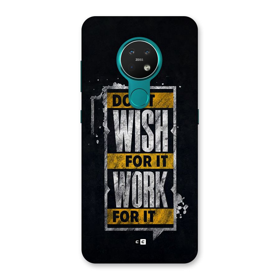 Wish Work Back Case for Nokia 7.2