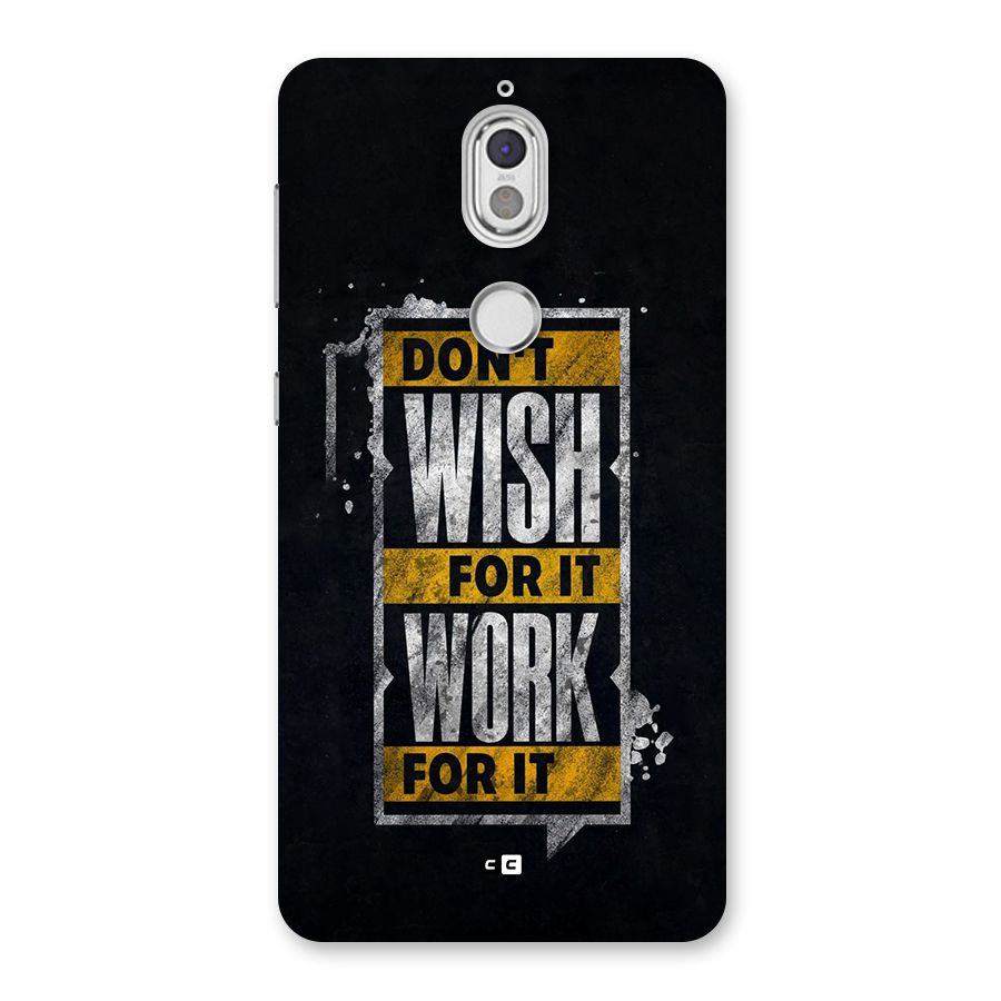 Wish Work Back Case for Nokia 7