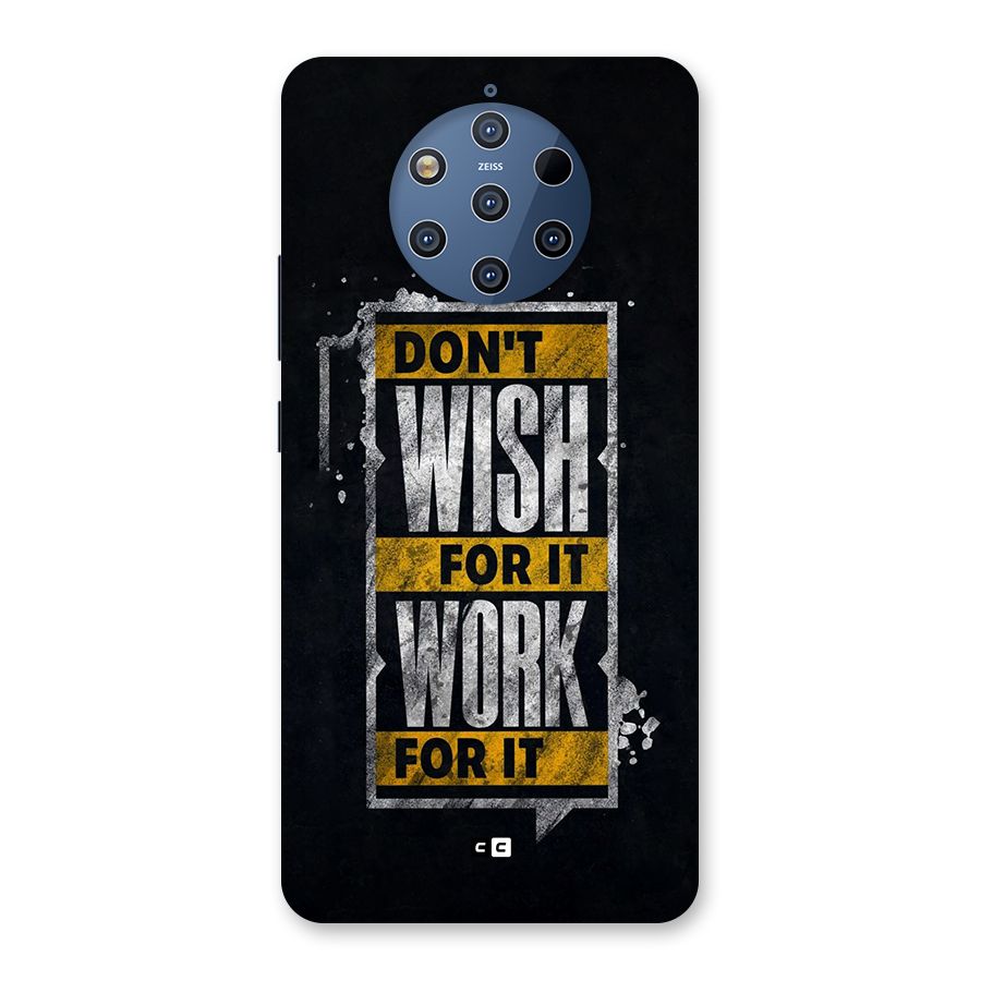 Wish Work Back Case for Nokia 9 PureView