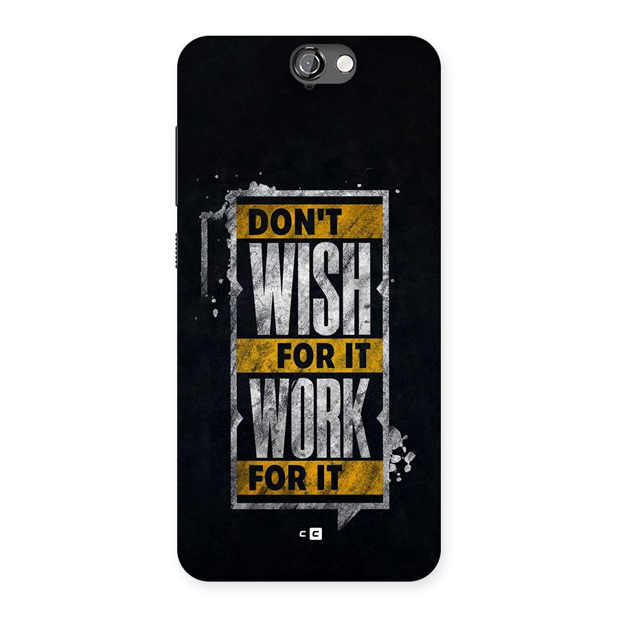 Wish Work Back Case for One A9