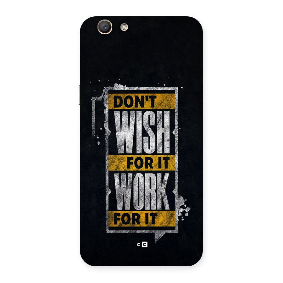 Wish Work Back Case for Oppo A59