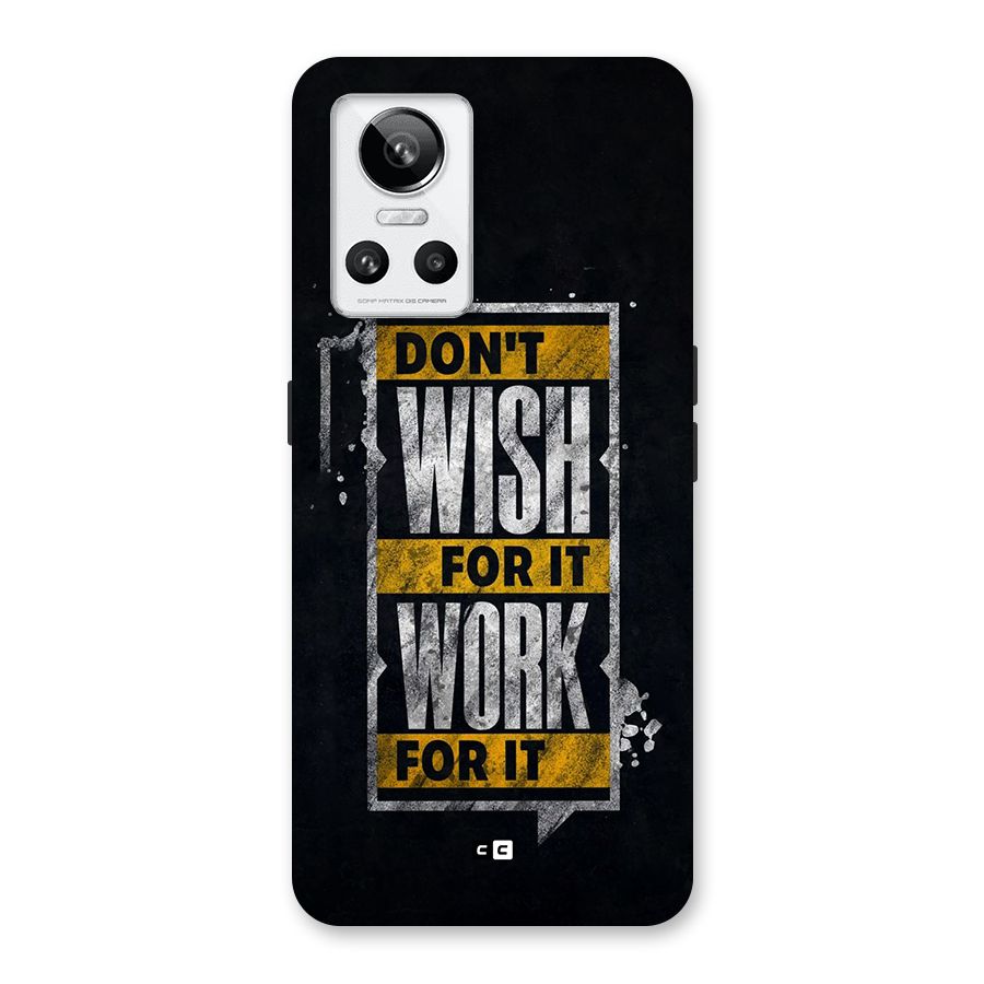Wish Work Back Case for Realme GT Neo 3