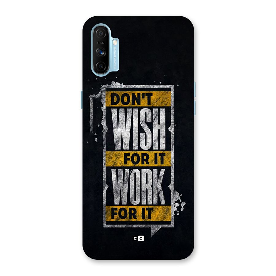 Wish Work Back Case for Realme Narzo 20A