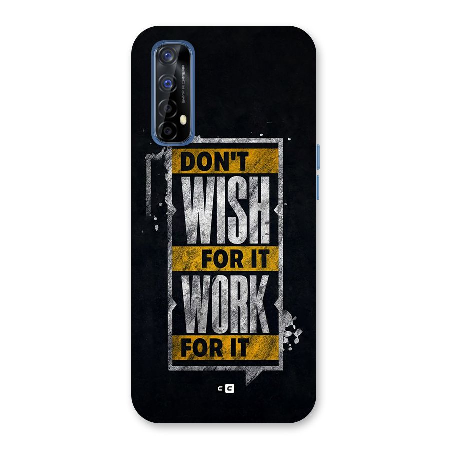 Wish Work Back Case for Realme Narzo 20 Pro