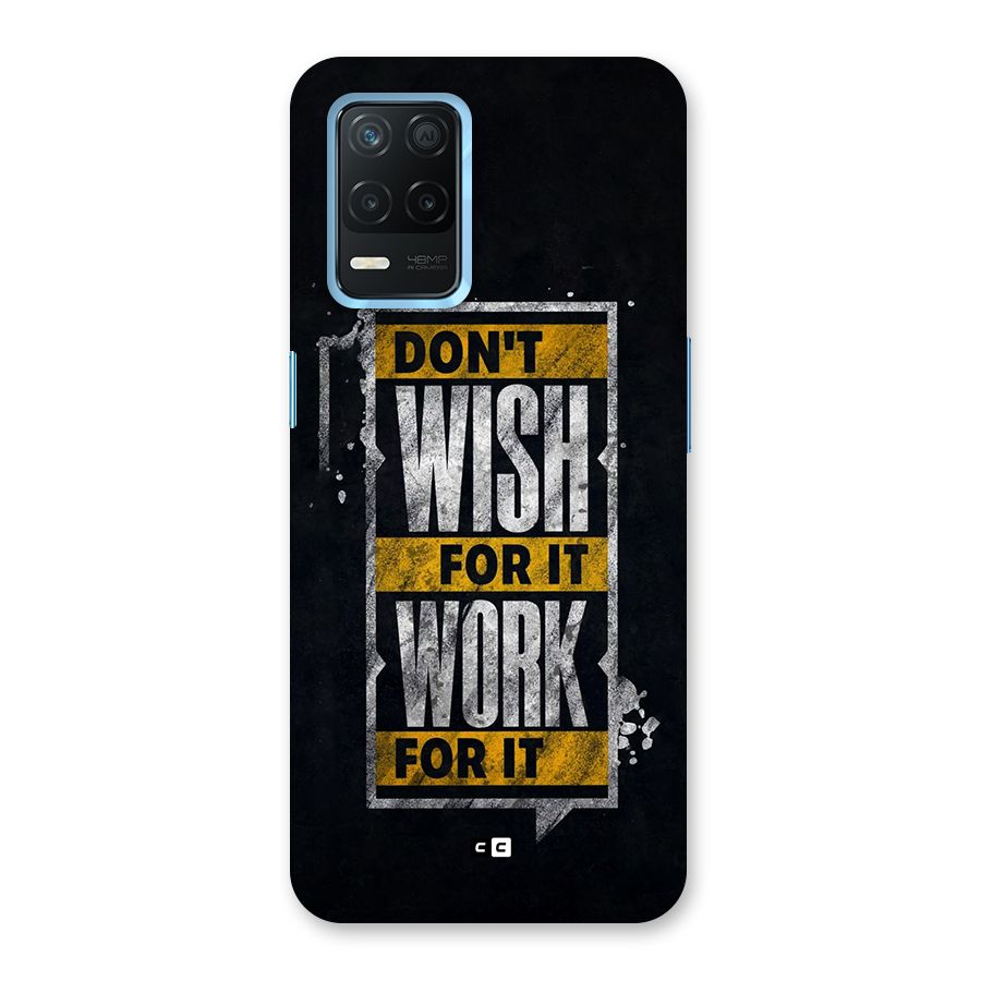 Wish Work Back Case for Realme Narzo 30 5G