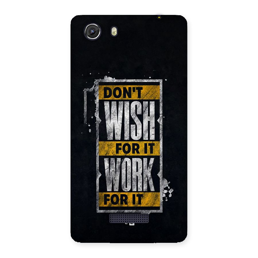 Wish Work Back Case for Unite 3