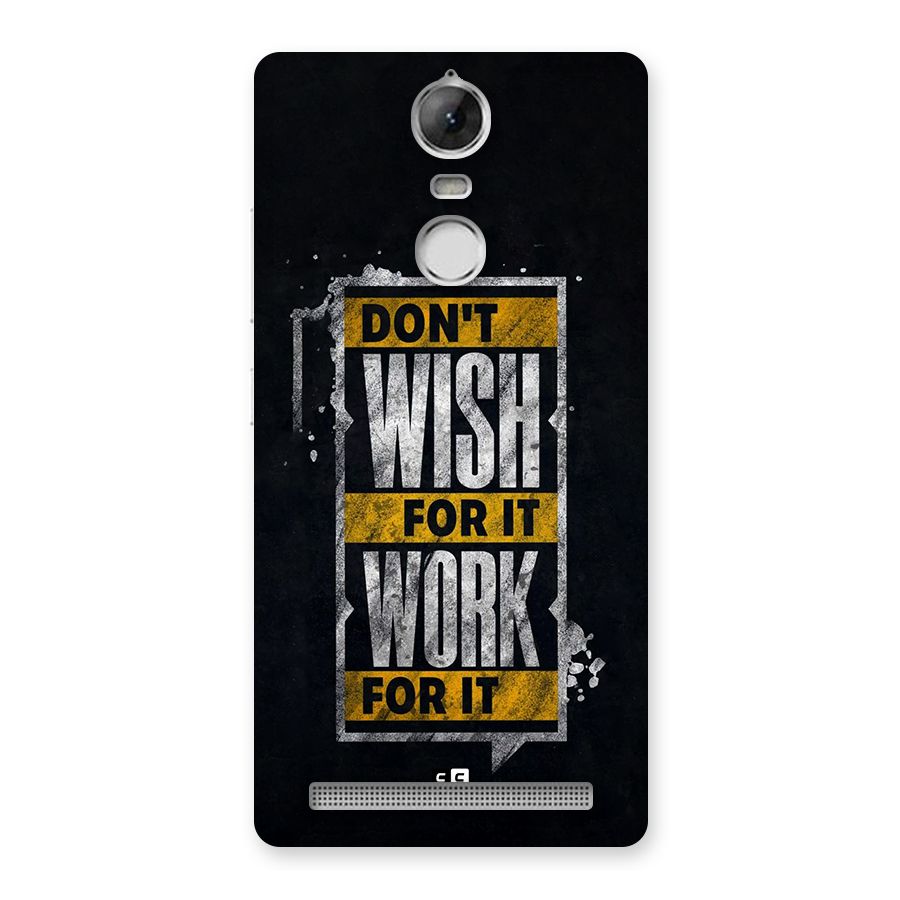 Wish Work Back Case for Vibe K5 Note
