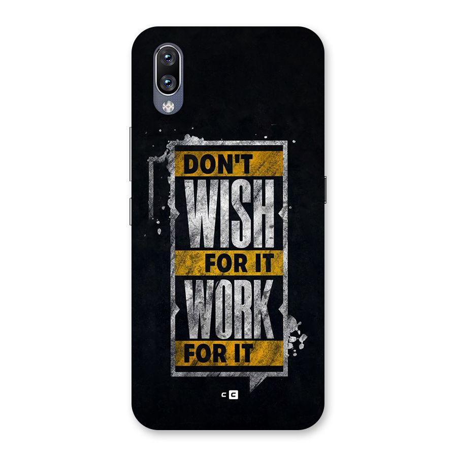 Wish Work Back Case for Vivo NEX