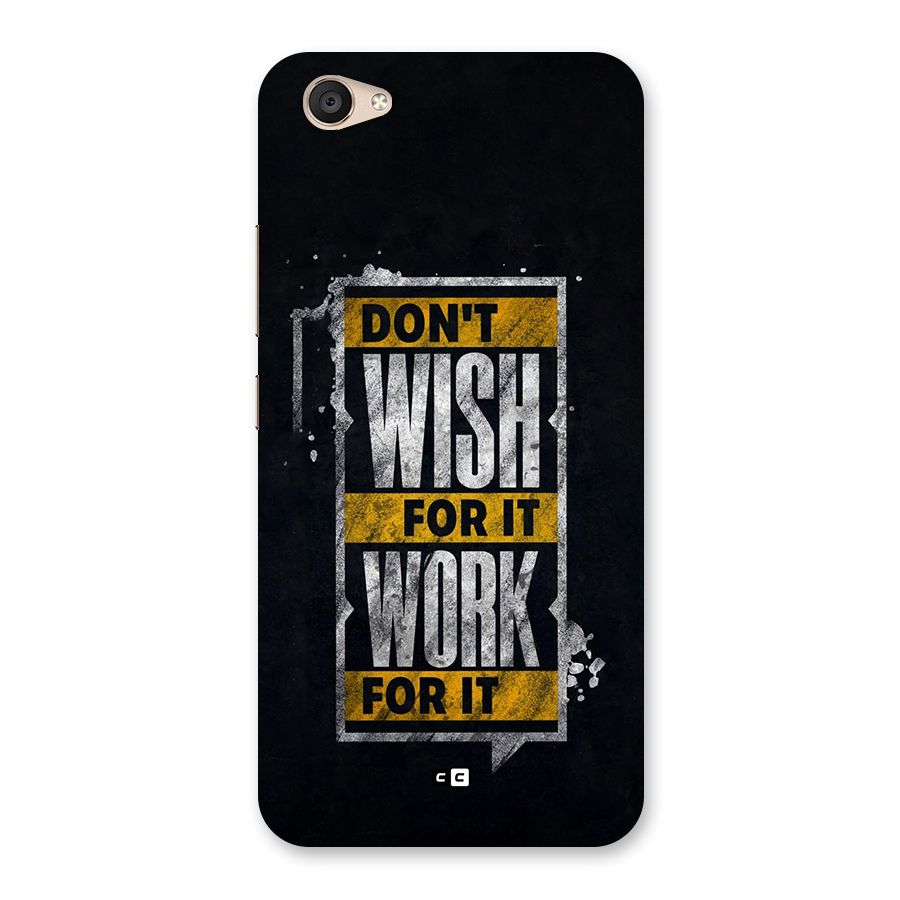 Wish Work Back Case for Vivo V5 Plus