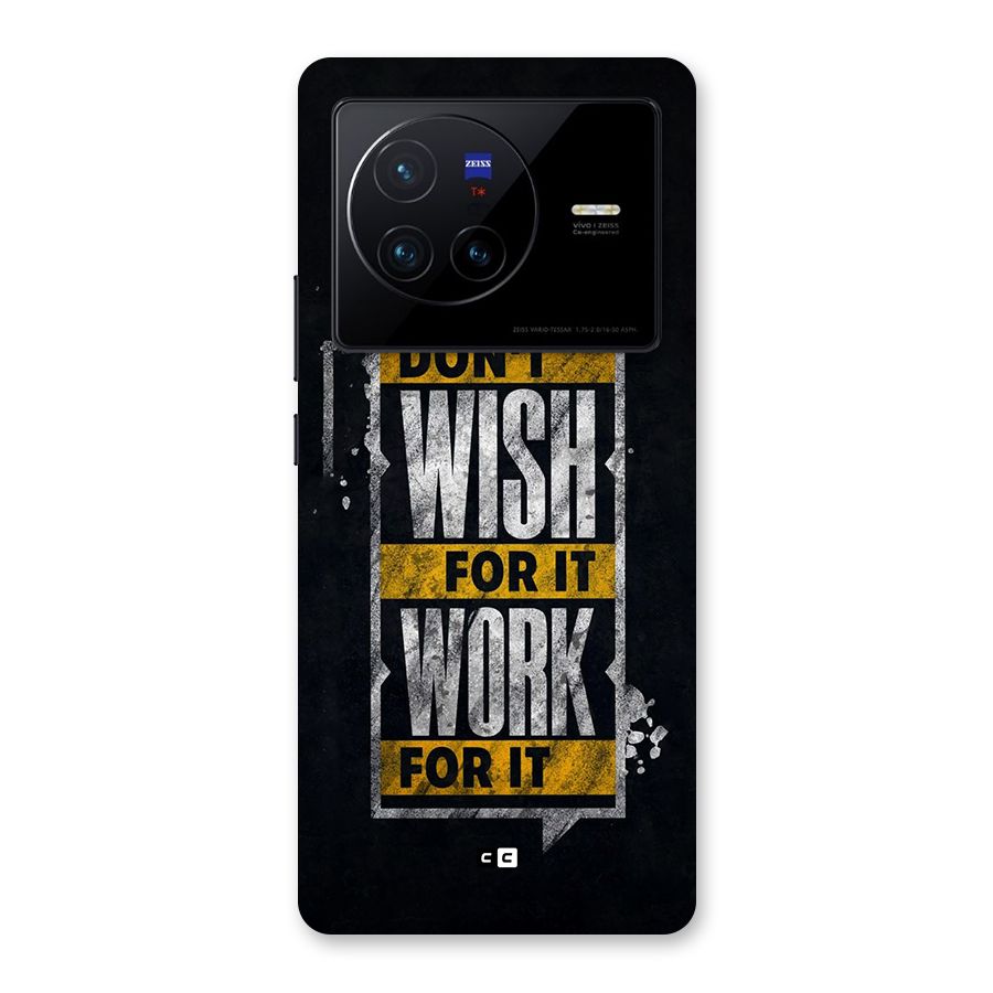 Wish Work Back Case for Vivo X80