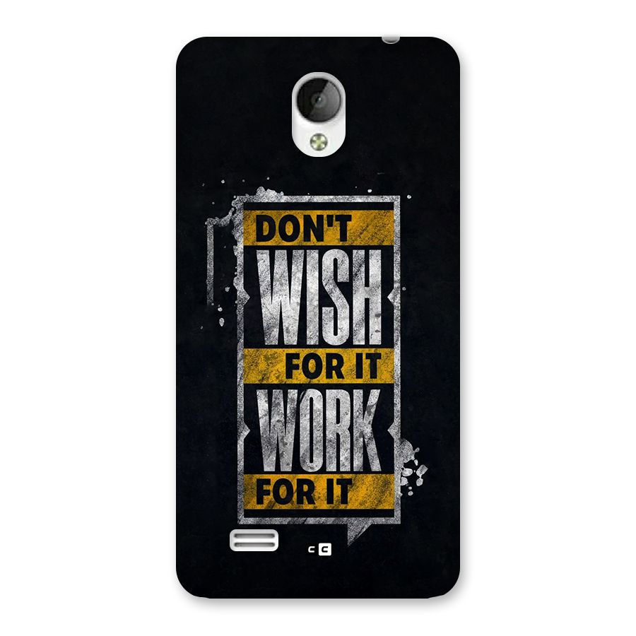 Wish Work Back Case for Vivo Y21