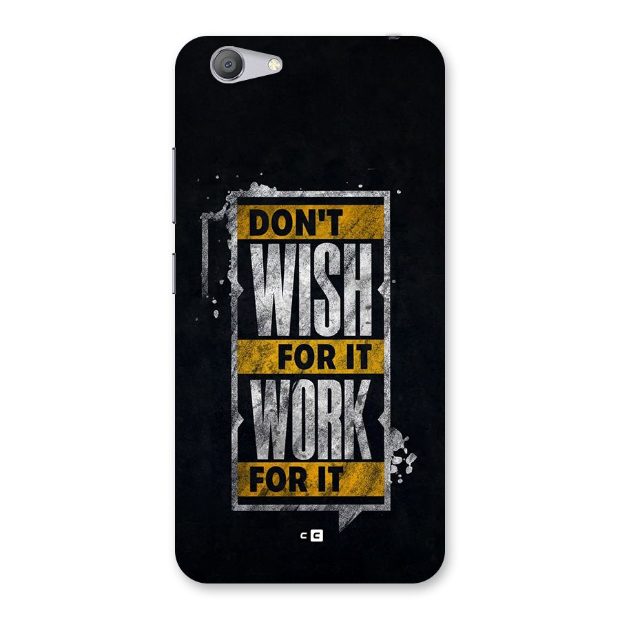 Wish Work Back Case for Vivo Y53