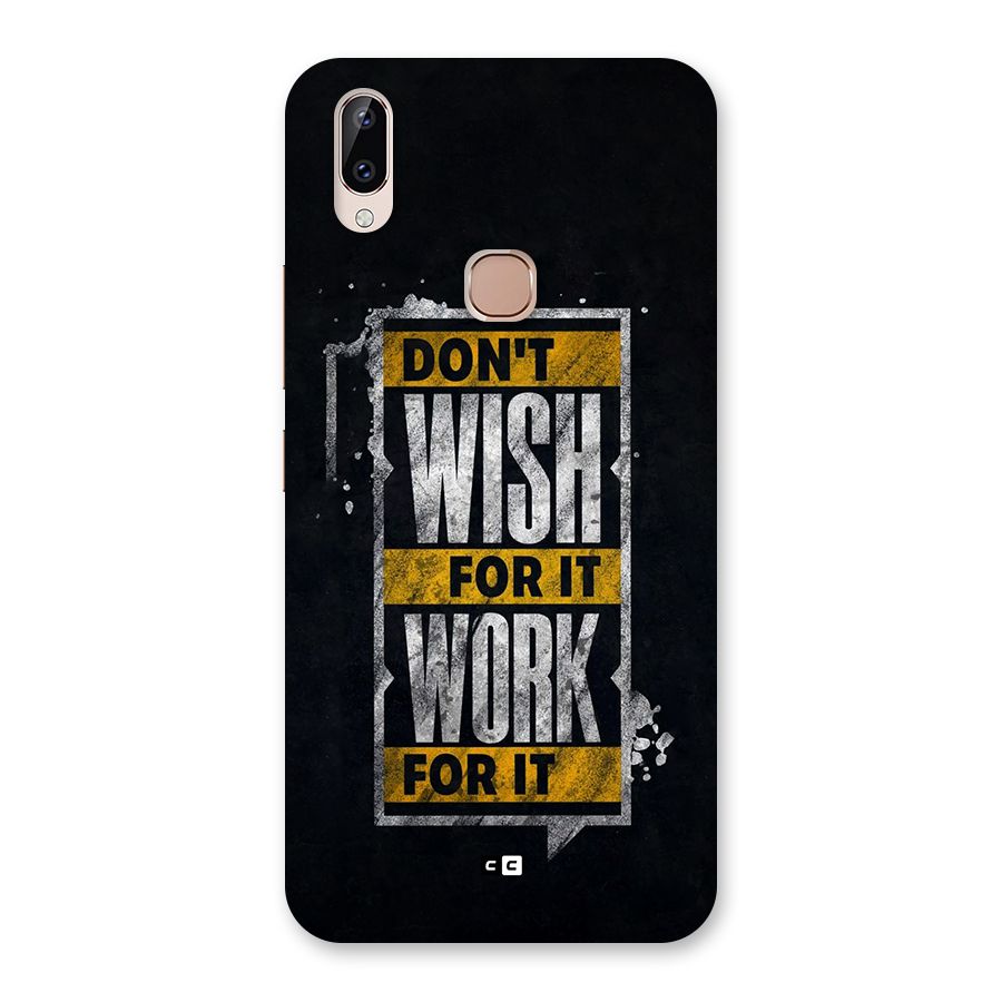 Wish Work Back Case for Vivo Y83 Pro