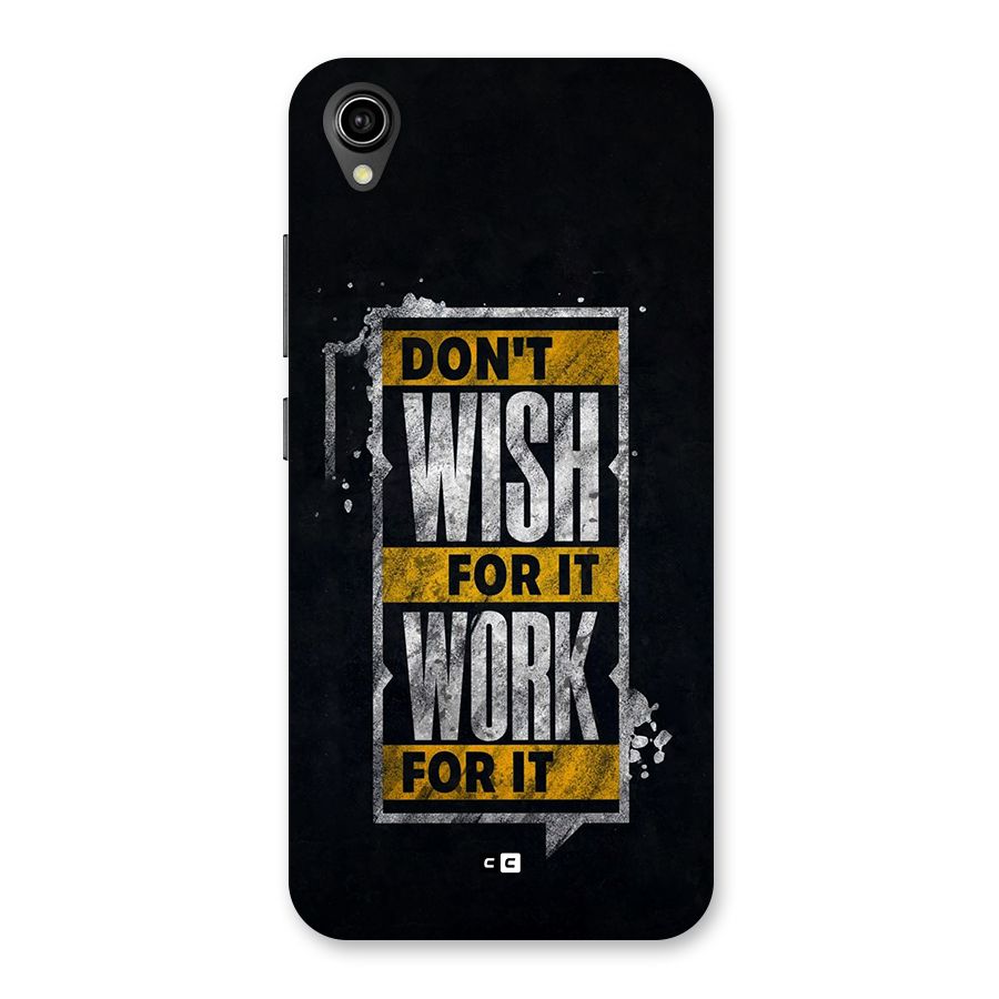 Wish Work Back Case for Vivo Y90